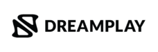 DreamPlay Media logo, black