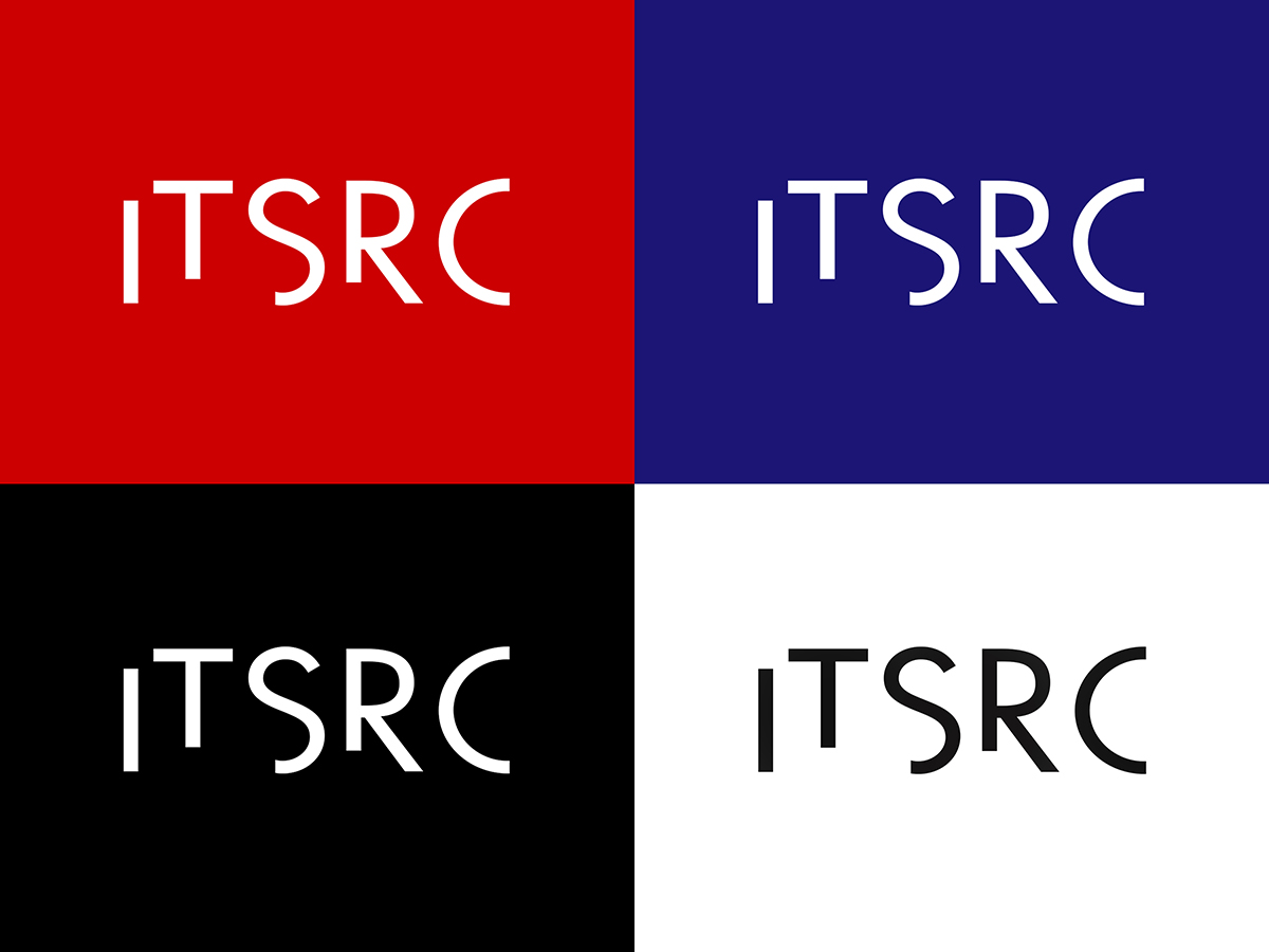 ITSRC Logo in different backgrounds