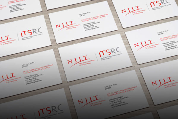 NJIT ITSRC business card mockups
