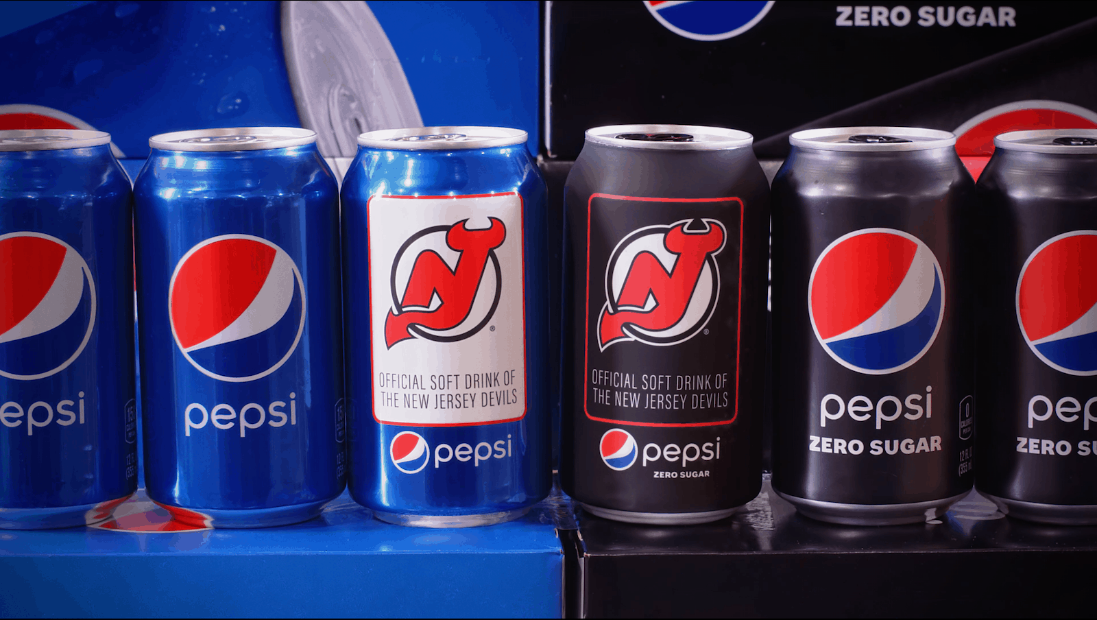 Limited edition NJ Devils Pepsi cans