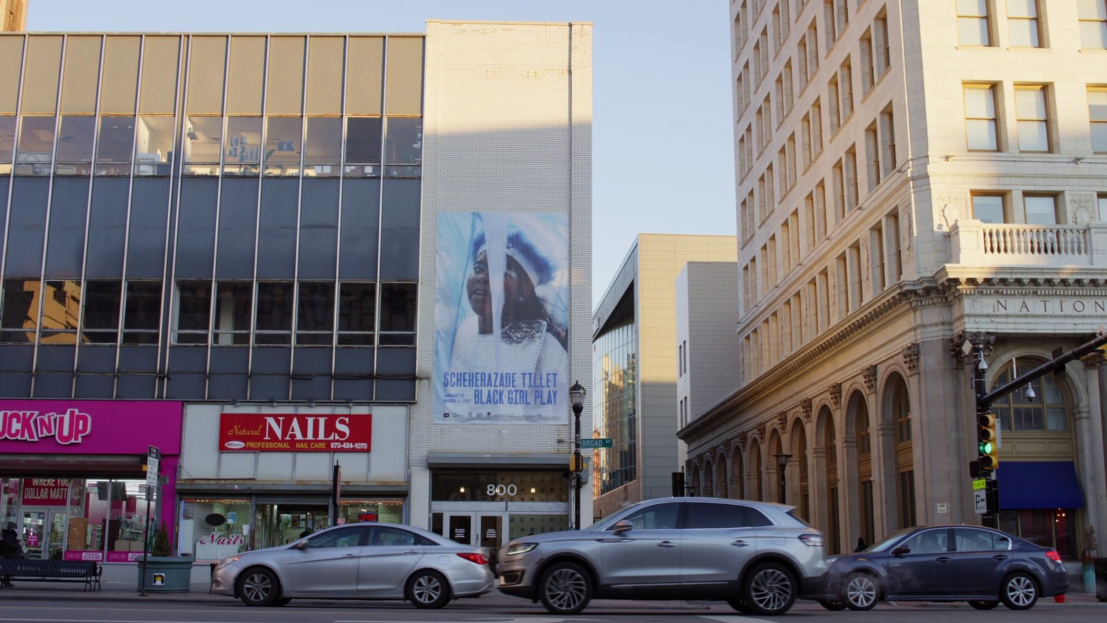 Outside Project for Empty Space, the gallery and studio space