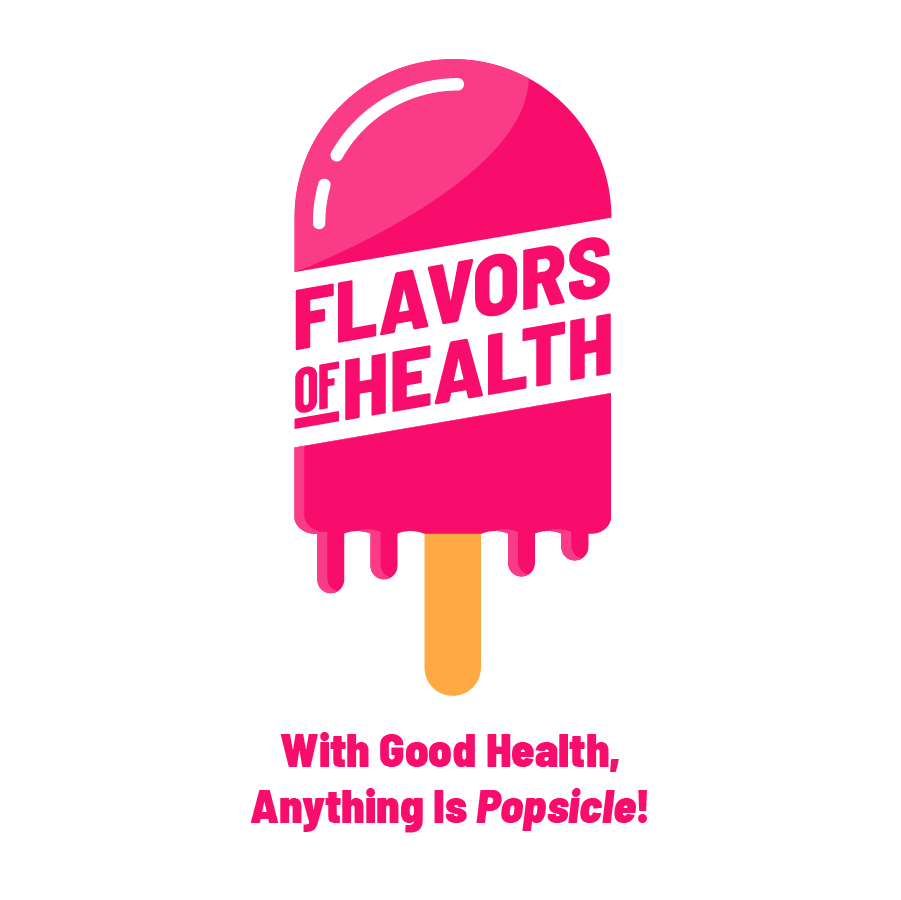 Flavors of Health Logo in Pink