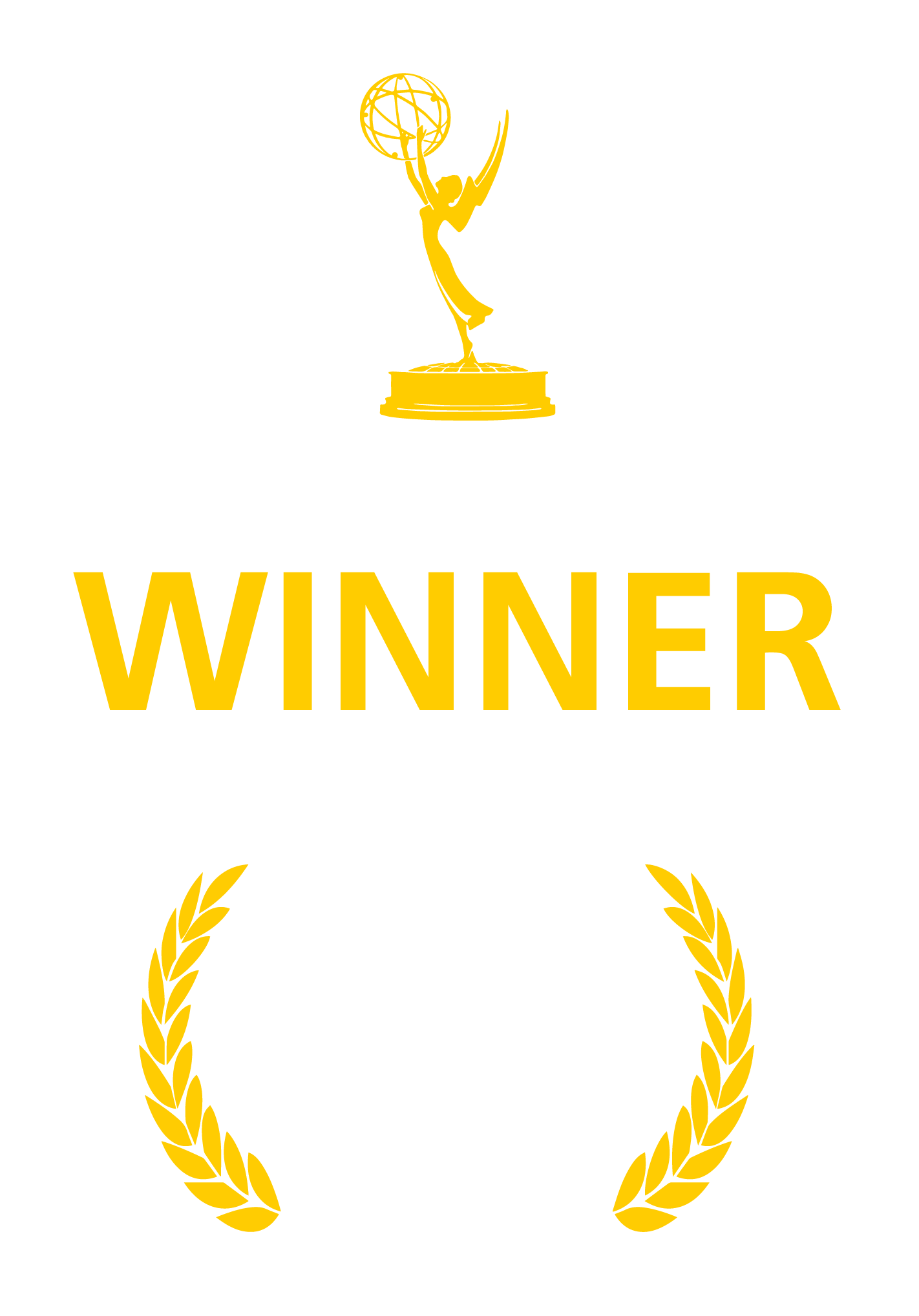 Emmy Winning logo with Laurel