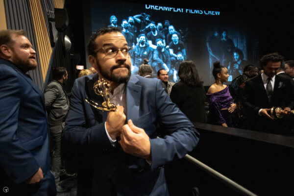 Kelvin Nova sneaking out the EMMY®