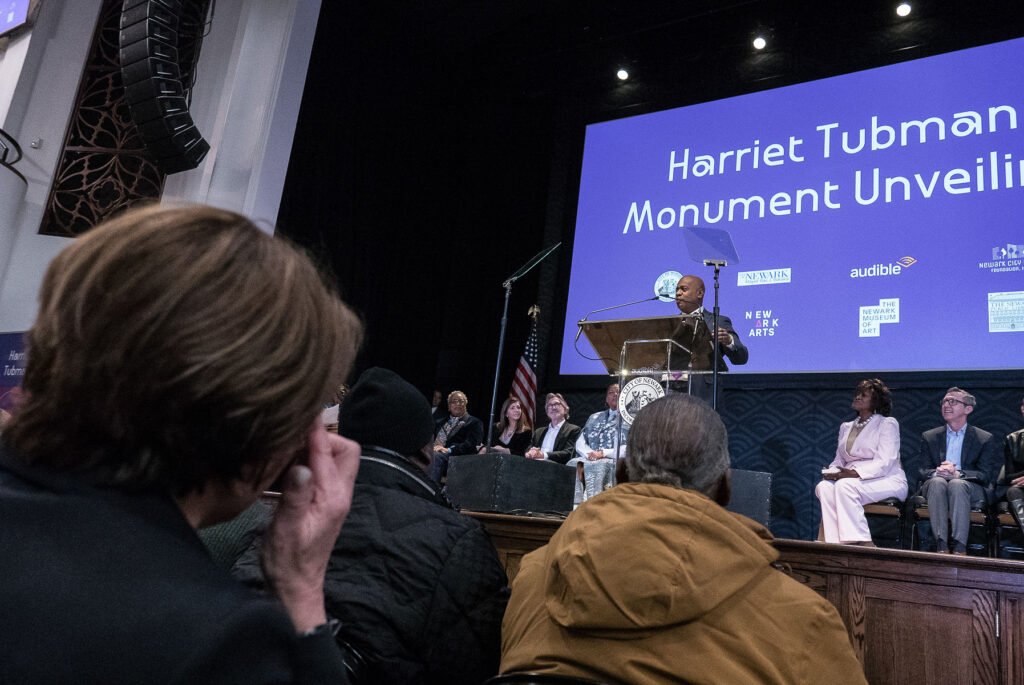 Harriet-Tubman-Monument_DreamPlay_Cesar-Melgar_2023-00-00_-2800602 Mayor speaking at the Harriet Tubman press confrence.