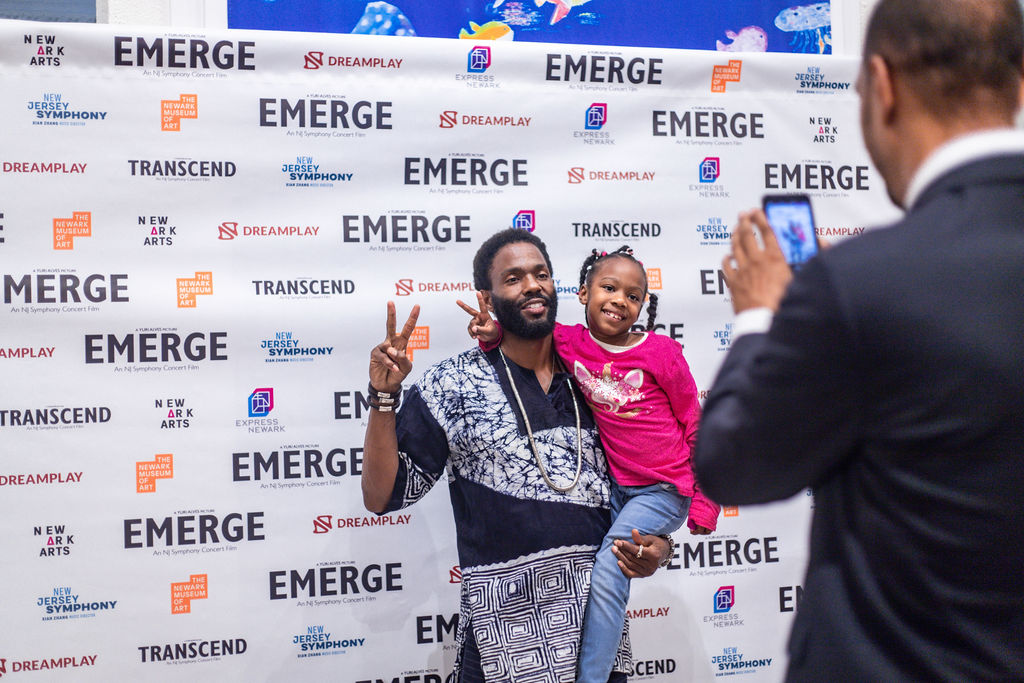 Father and Daughter on the EMERGE Red Carpet