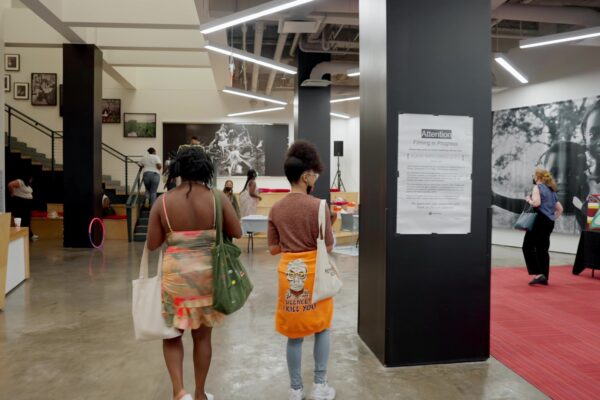 Lobby of Picturing Black Girlhood Exhibition