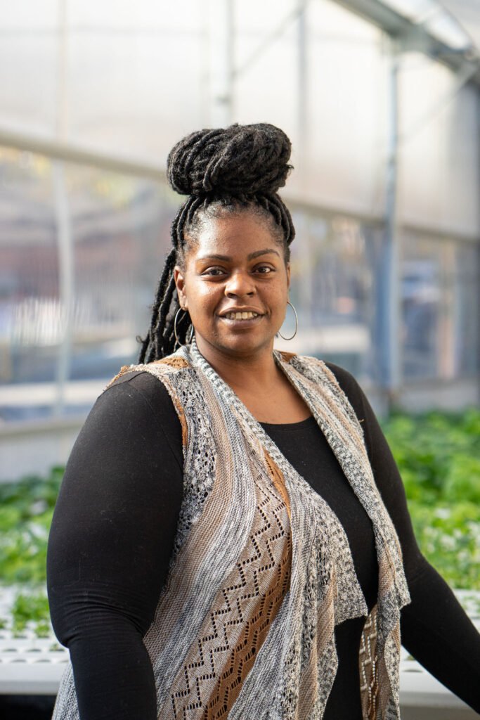 Wykerria Campbell at Newark Beth Greenhouse Garden Photo by Sofia Tome