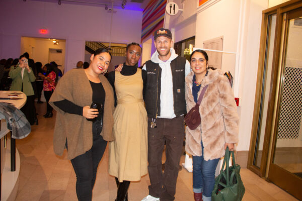 bimpe and guests at the premiere of Liberation