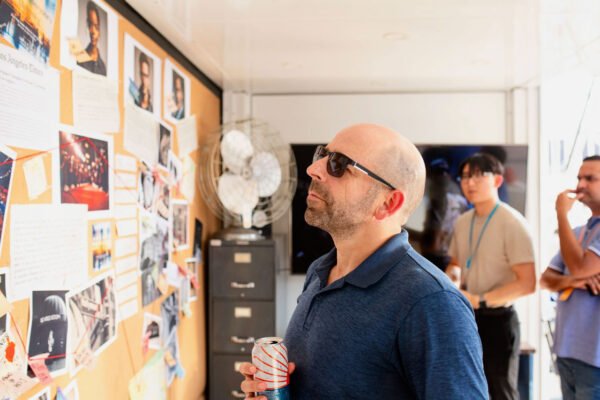 Summefest employees at mystery booth