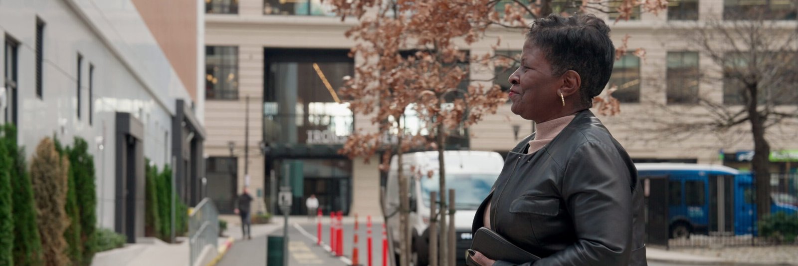 Veronica walking towards Iconiq 777