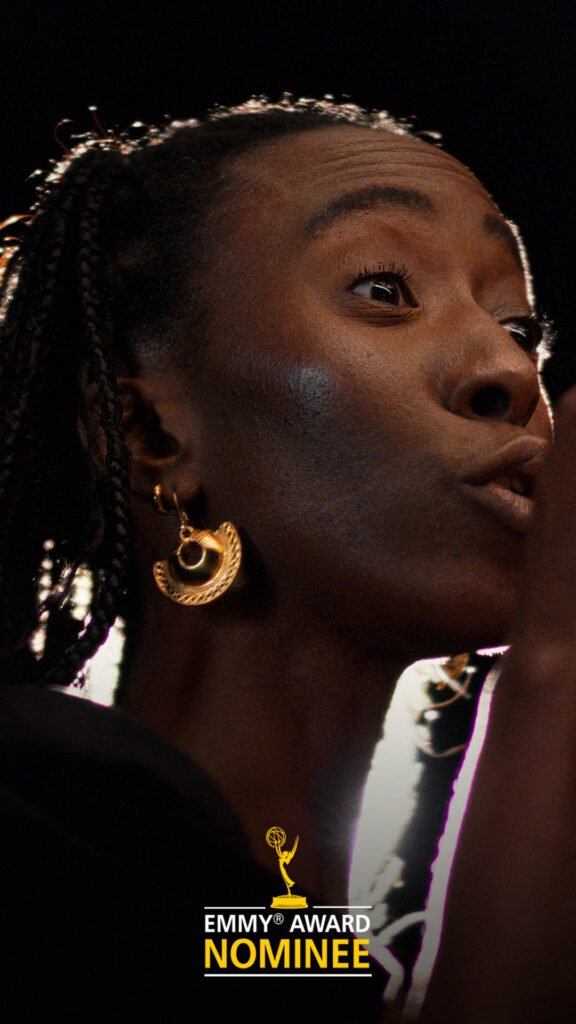 Bimpe Fageyinbo performing her poem in Liberation